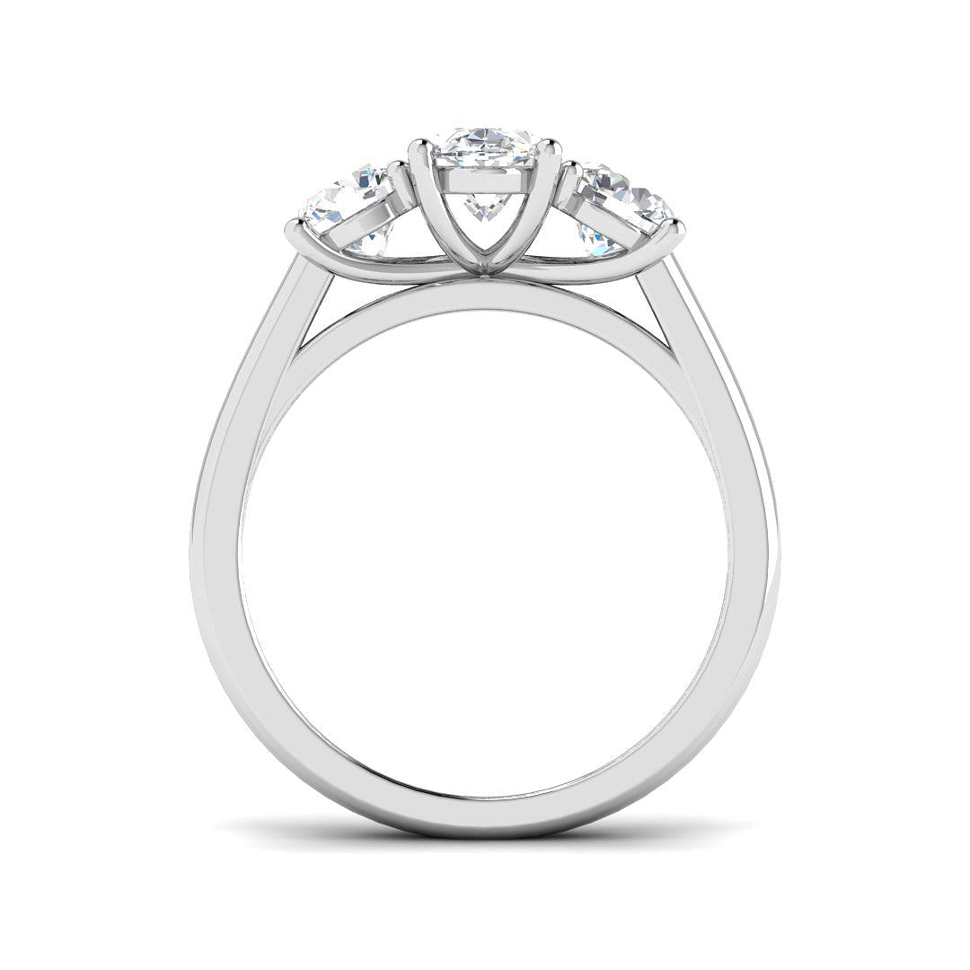 Platinum 1.93ct Laboratory Grown CVD Ring
