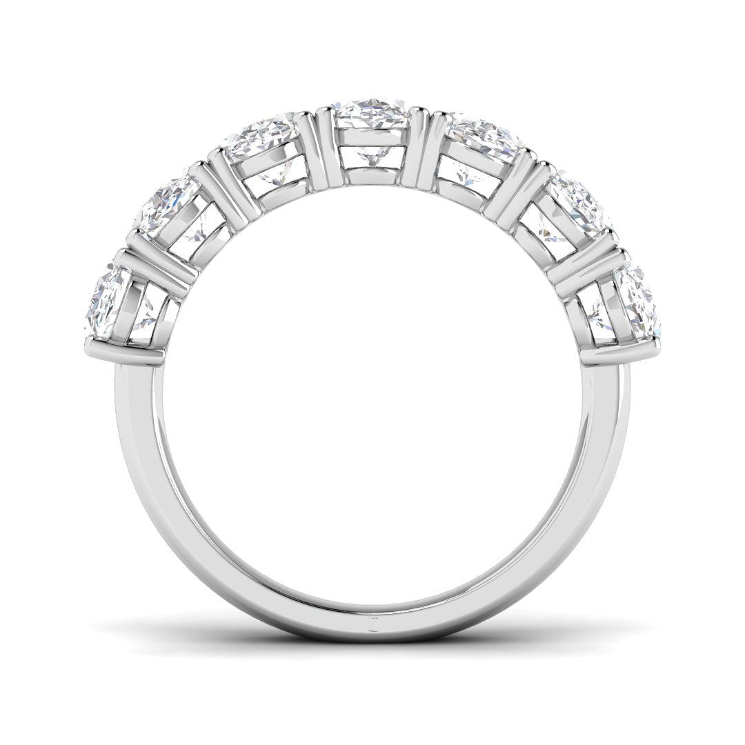 9ct White Gold 3.72ct Laboratory Grown CVD Ring