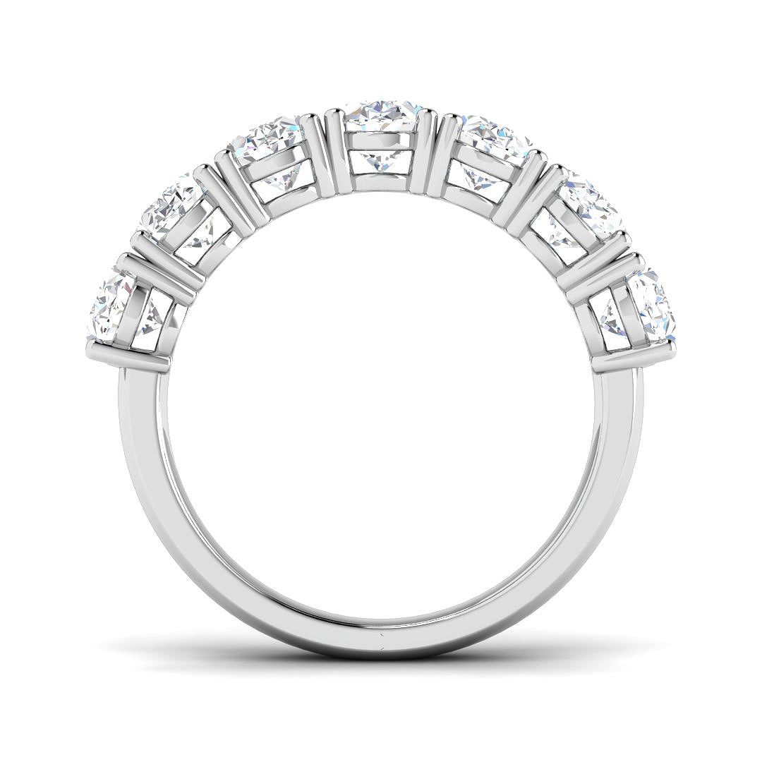 9ct White Gold 3.51ct Laboratory Grown CVD Ring