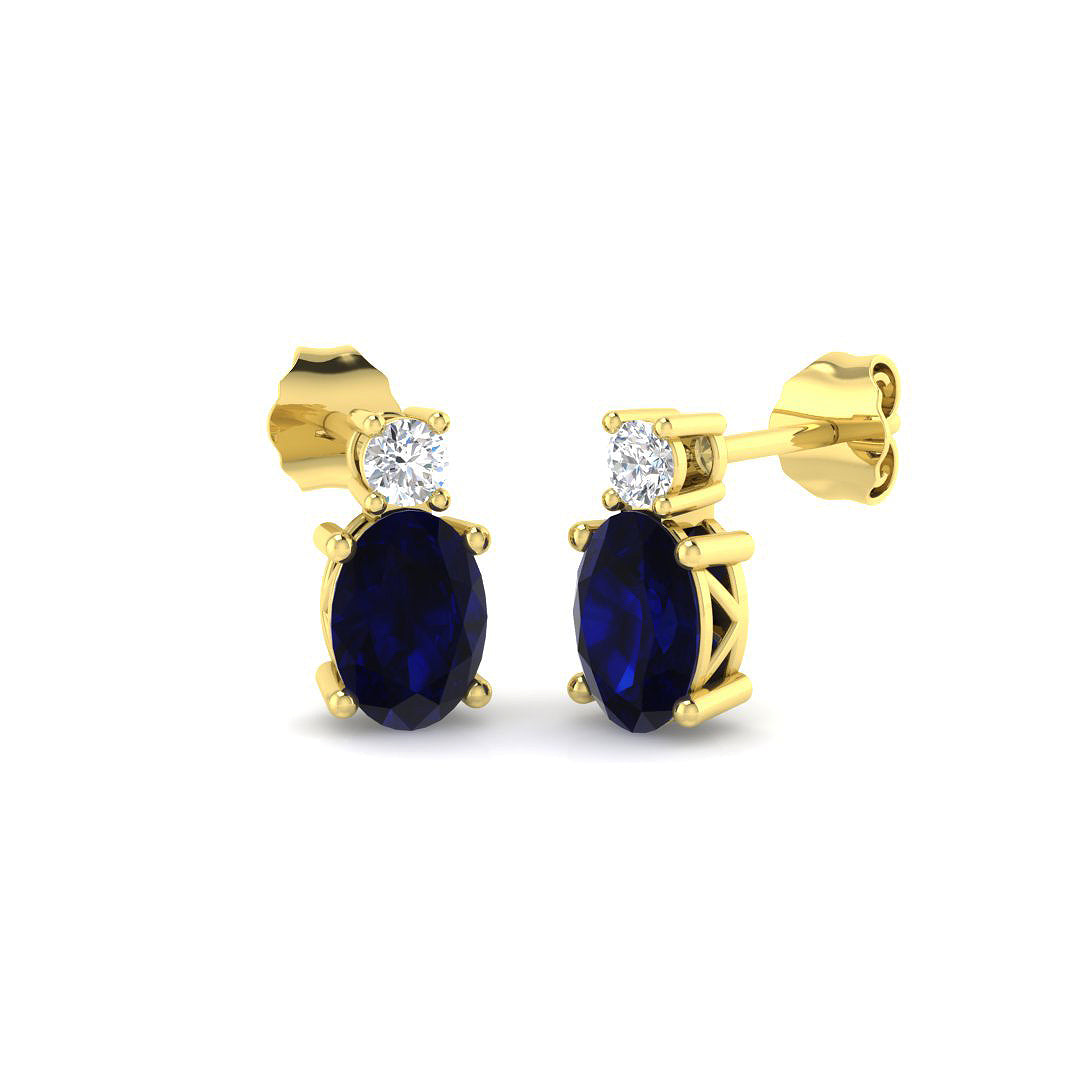9ct Yellow Gold 1.54ct G SI2 Diamond Earrings