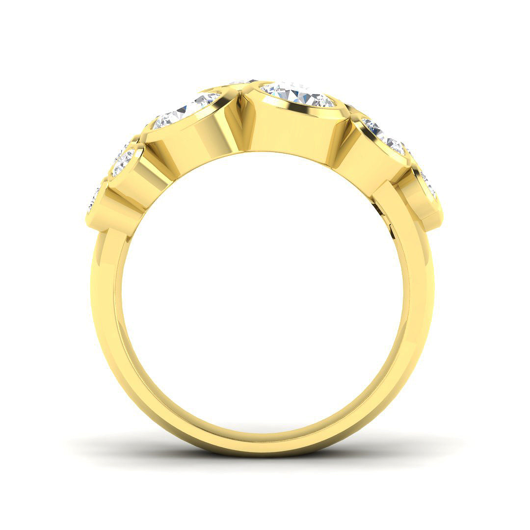 9ct Yellow Gold 2.52ct Laboratory Grown CVD Ring