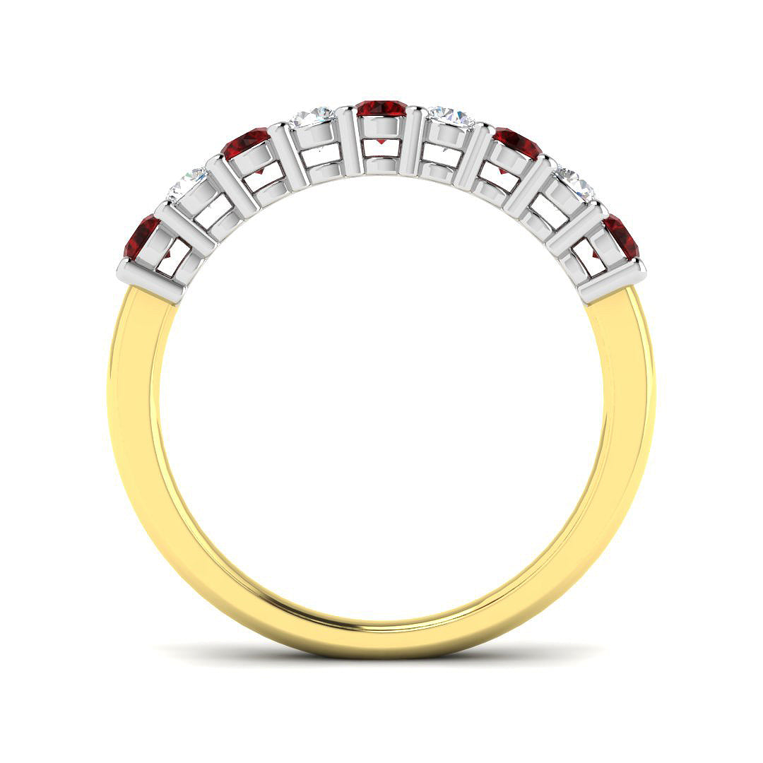 18ct Two-Tone Gold 0.72ct G SI2 Diamond Ring