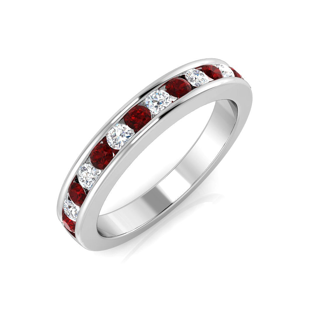 9ct White Gold 0.43ct G SI2 Diamond Ring