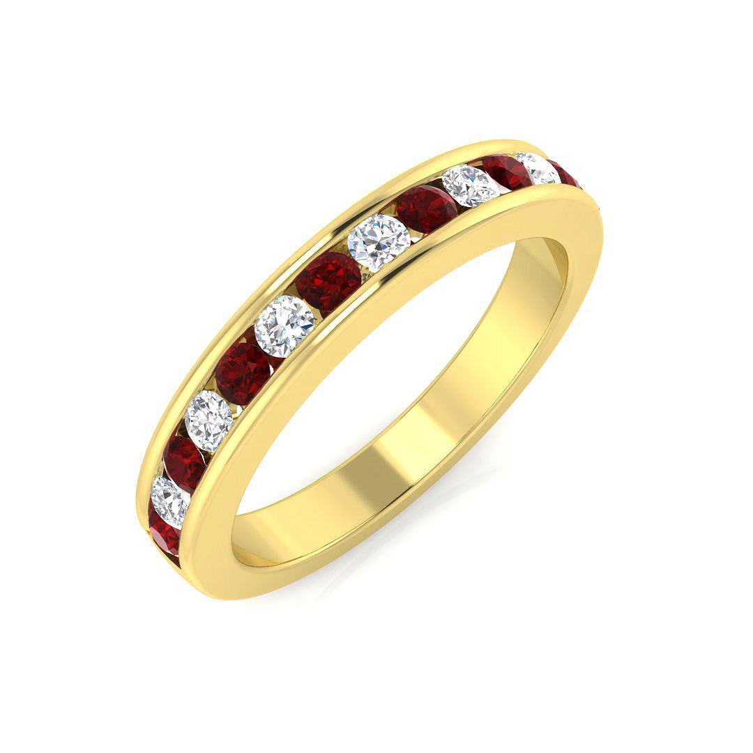 9ct Yellow Gold 0.43ct G SI2 Diamond Ring
