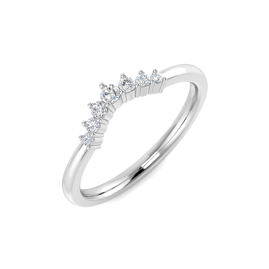 Platinum 0.12ct G SI2 Diamond Ring