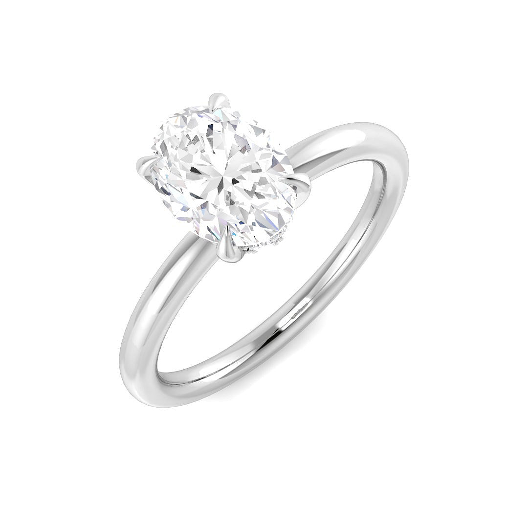Platinum 1.58ct G SI2 Diamond Ring