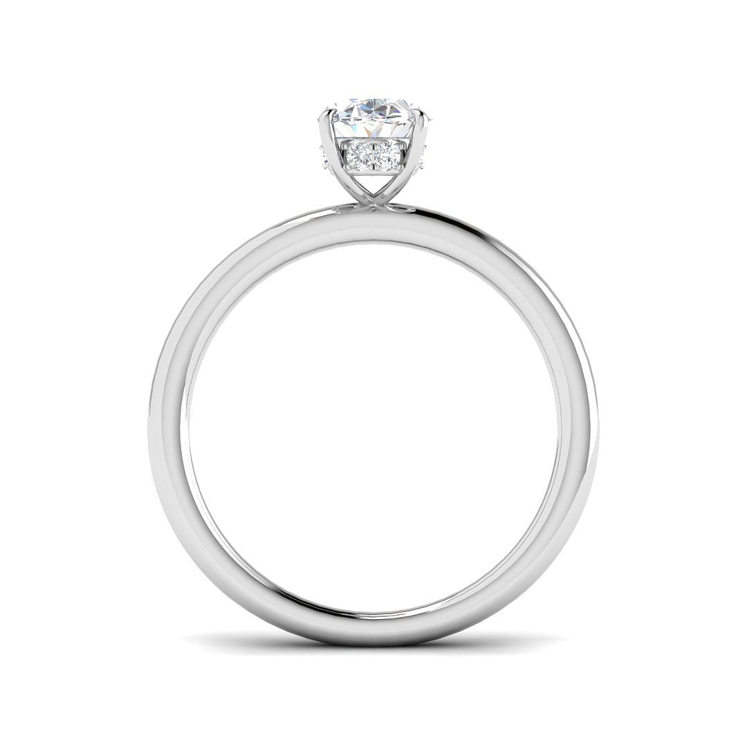 Platinum 1.09ct E SI2 Diamond Ring