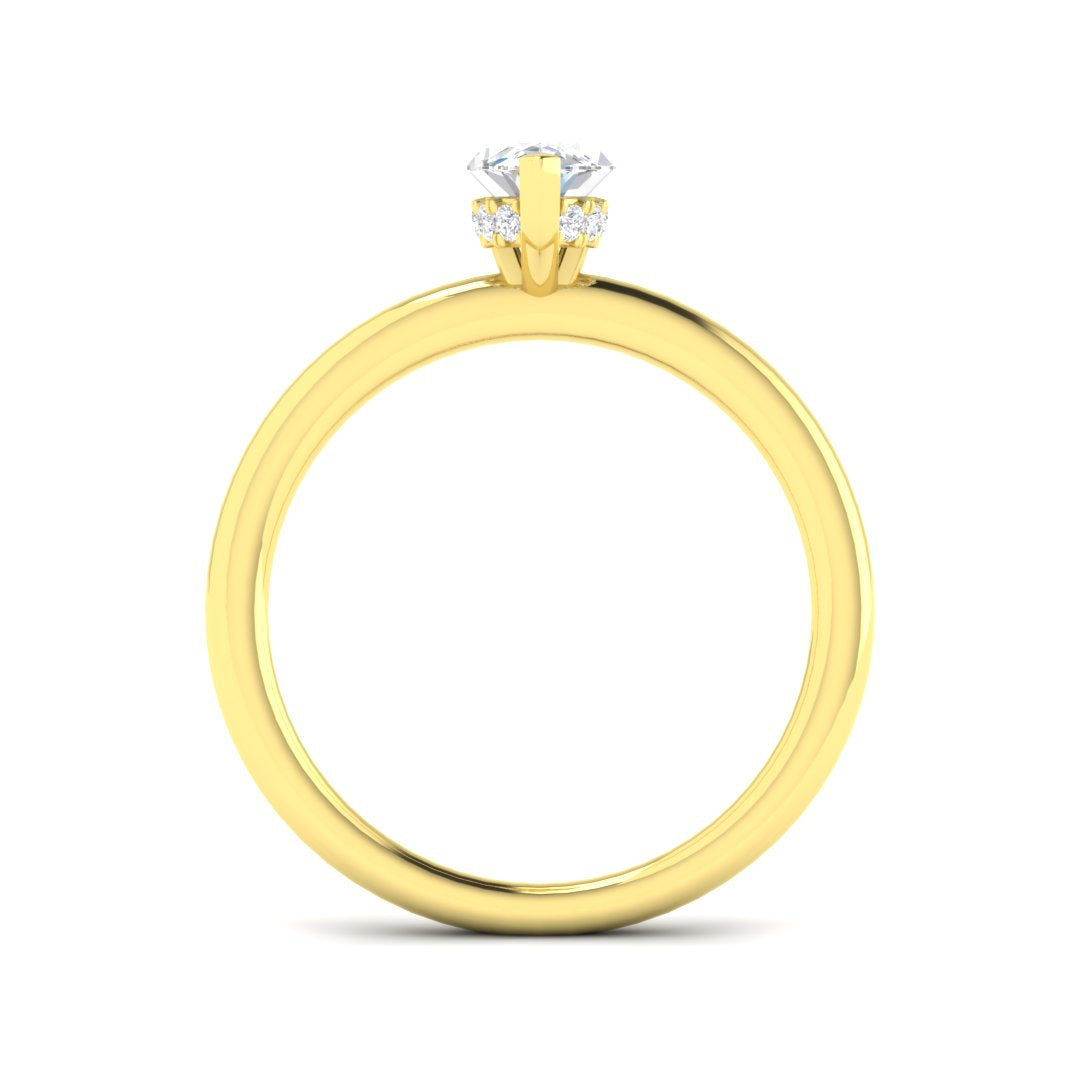 18ct Yellow Gold 0.83ct G SI2 Diamond Ring