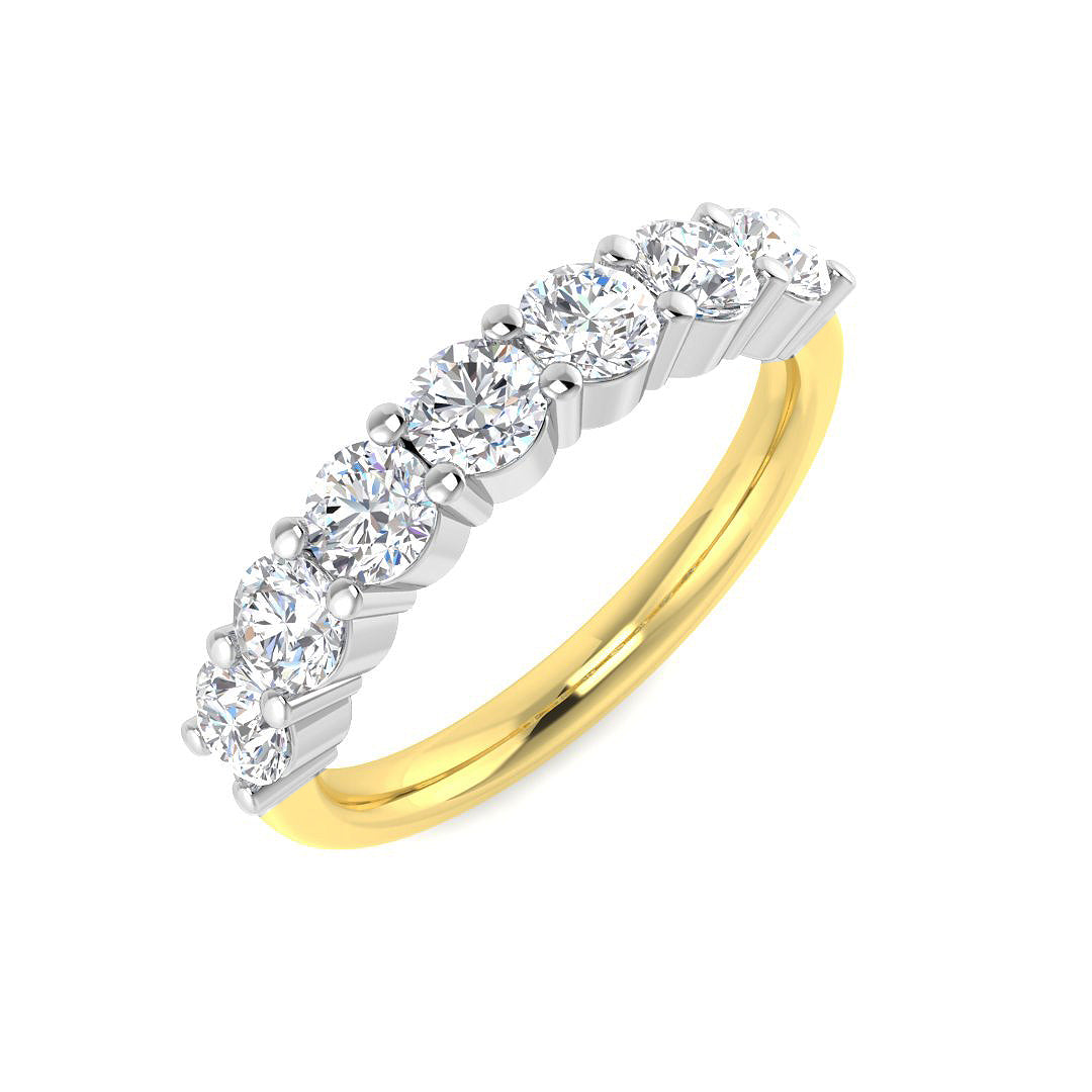 9ct Two-Tone Gold 1.00ct Laboratory Grown CVD Ring