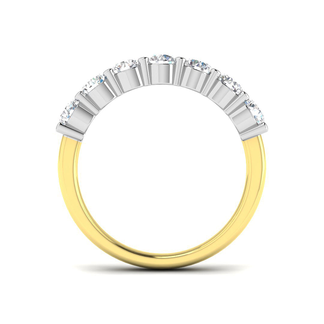 9ct Two-Tone Gold 1.00ct Laboratory Grown CVD Ring