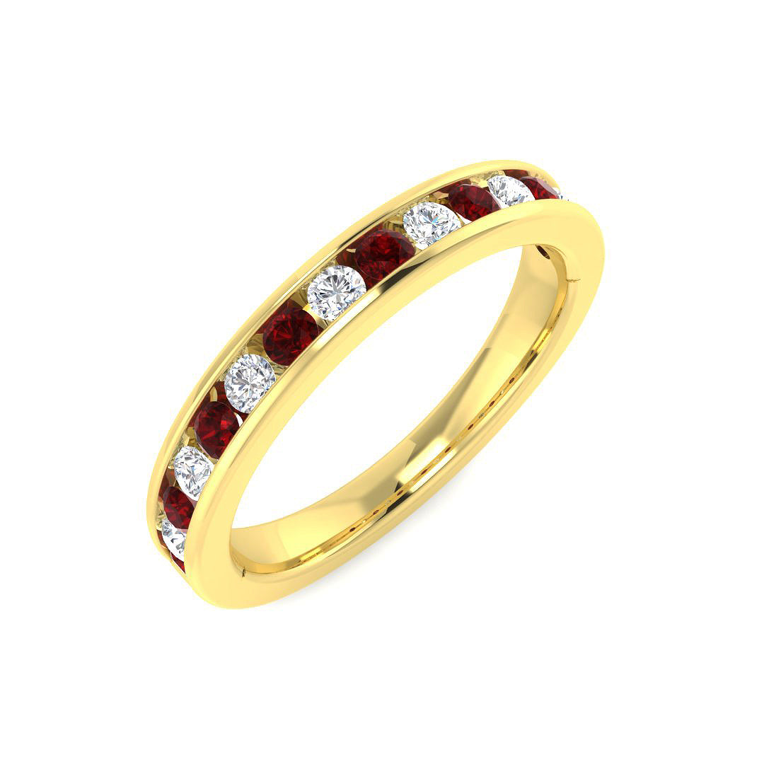 18ct Yellow Gold 0.63ct G SI2 Diamond Ring