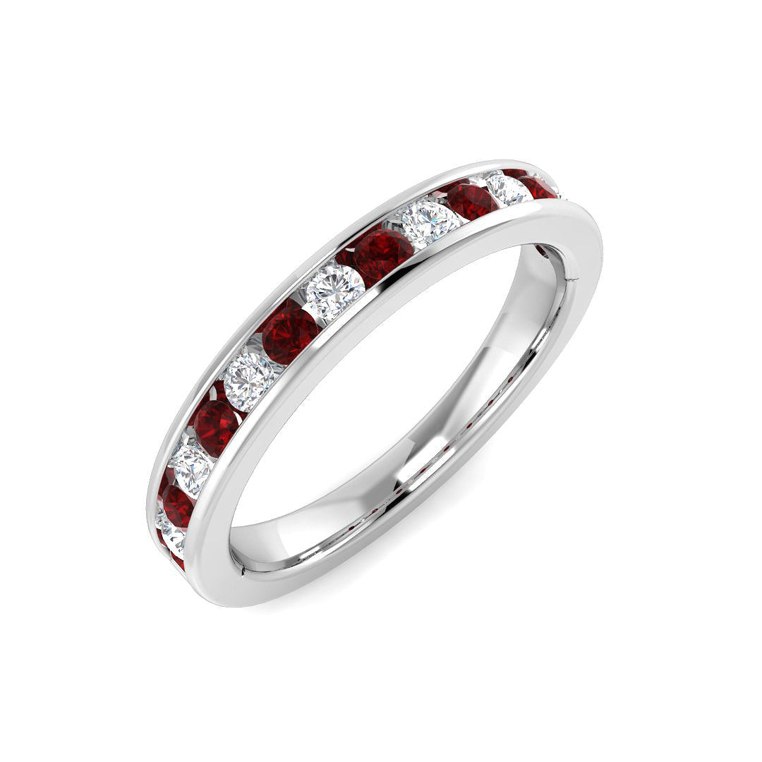 9ct White Gold 0.63ct G SI2 Diamond Ring