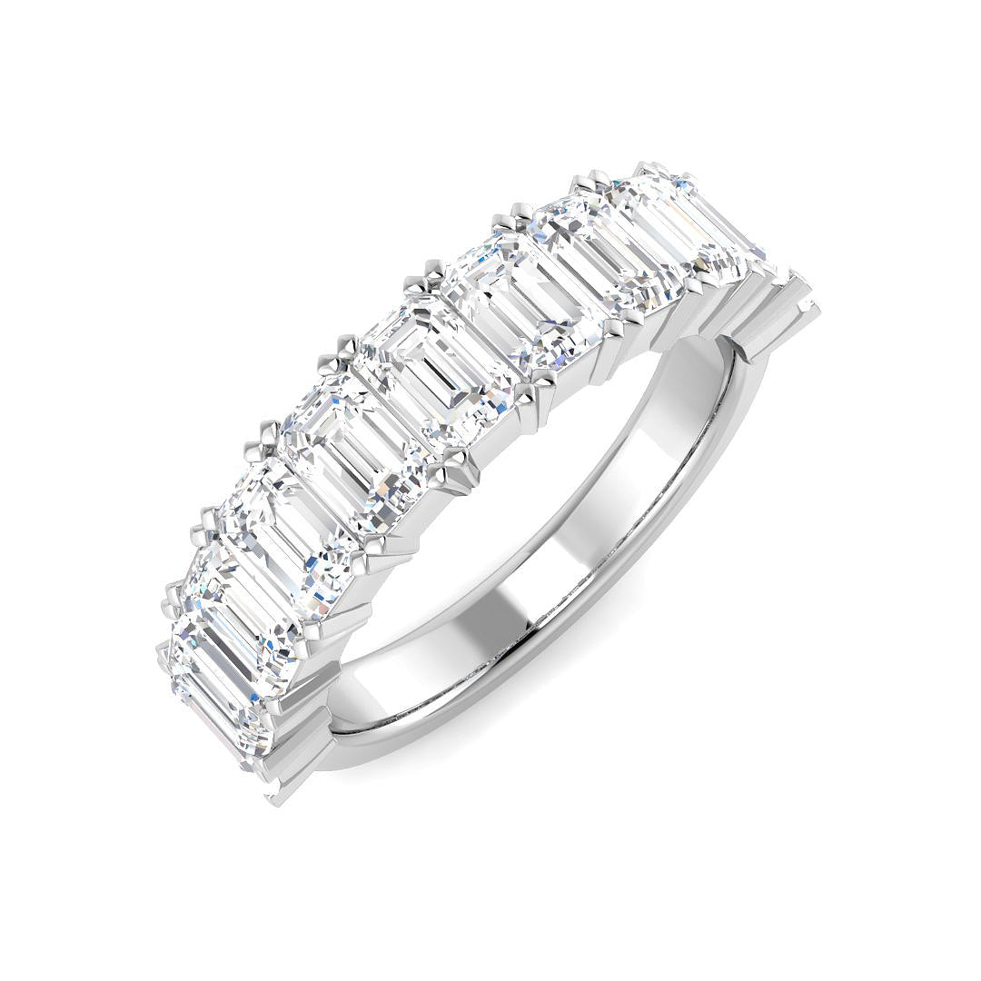 9ct White Gold 3.06ct Laboratory Grown CVD Ring