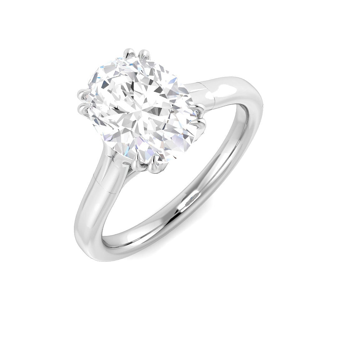 9ct White Gold 2.02ct E VS2 Laboratory Grown CVD Ring