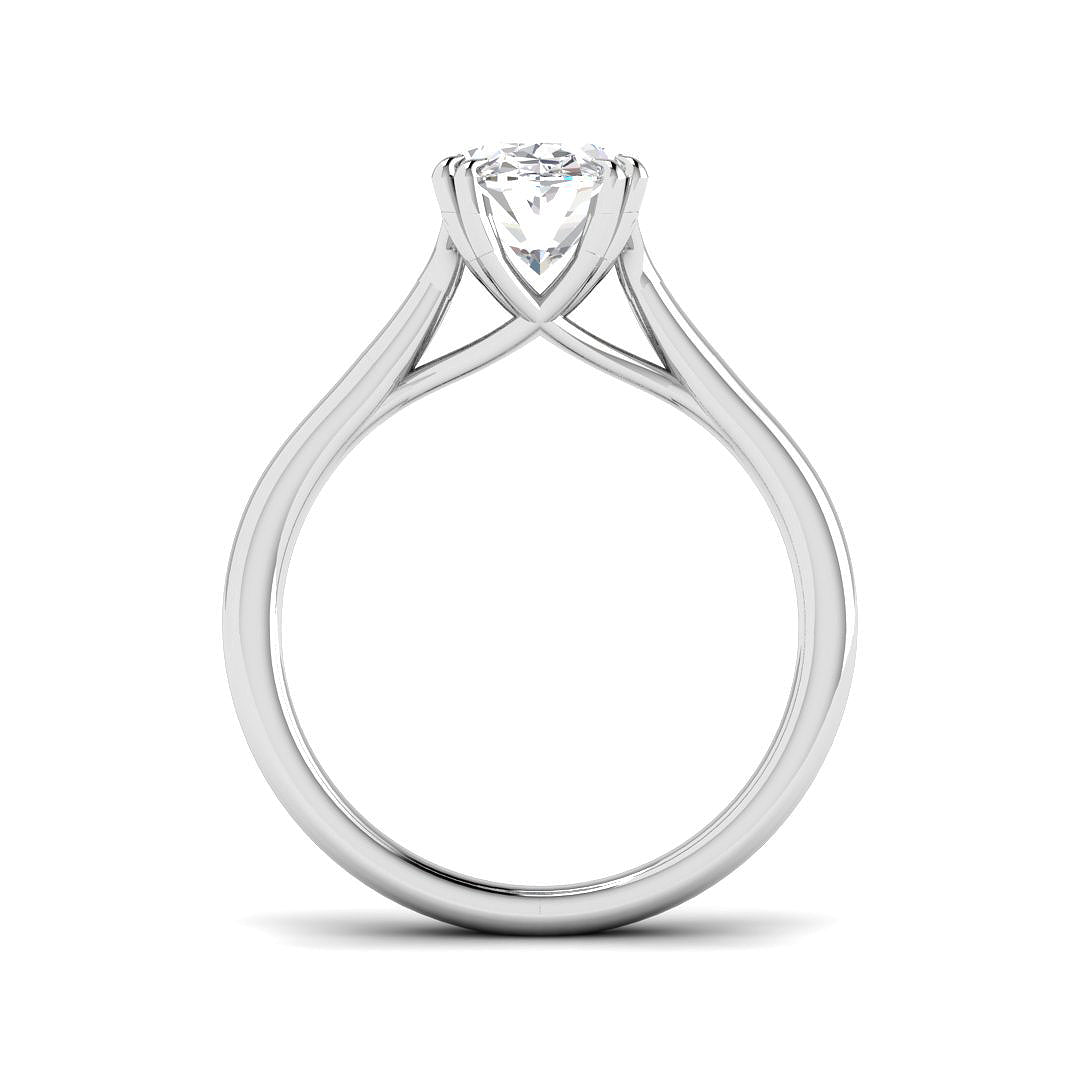 9ct White Gold 2.02ct E VS2 Laboratory Grown CVD Ring