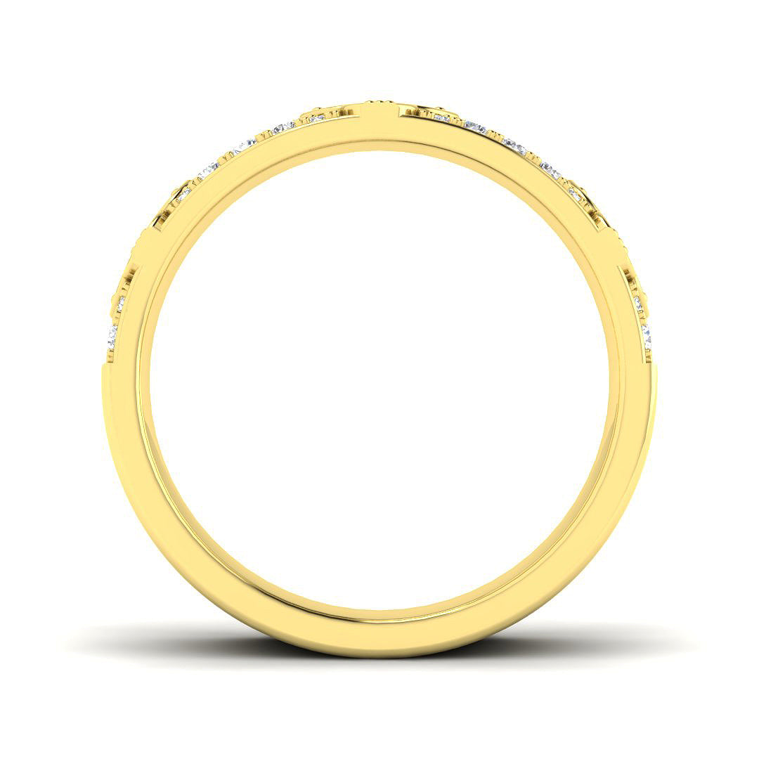 9ct Yellow Gold 0.51ct G SI2 Diamond Ring