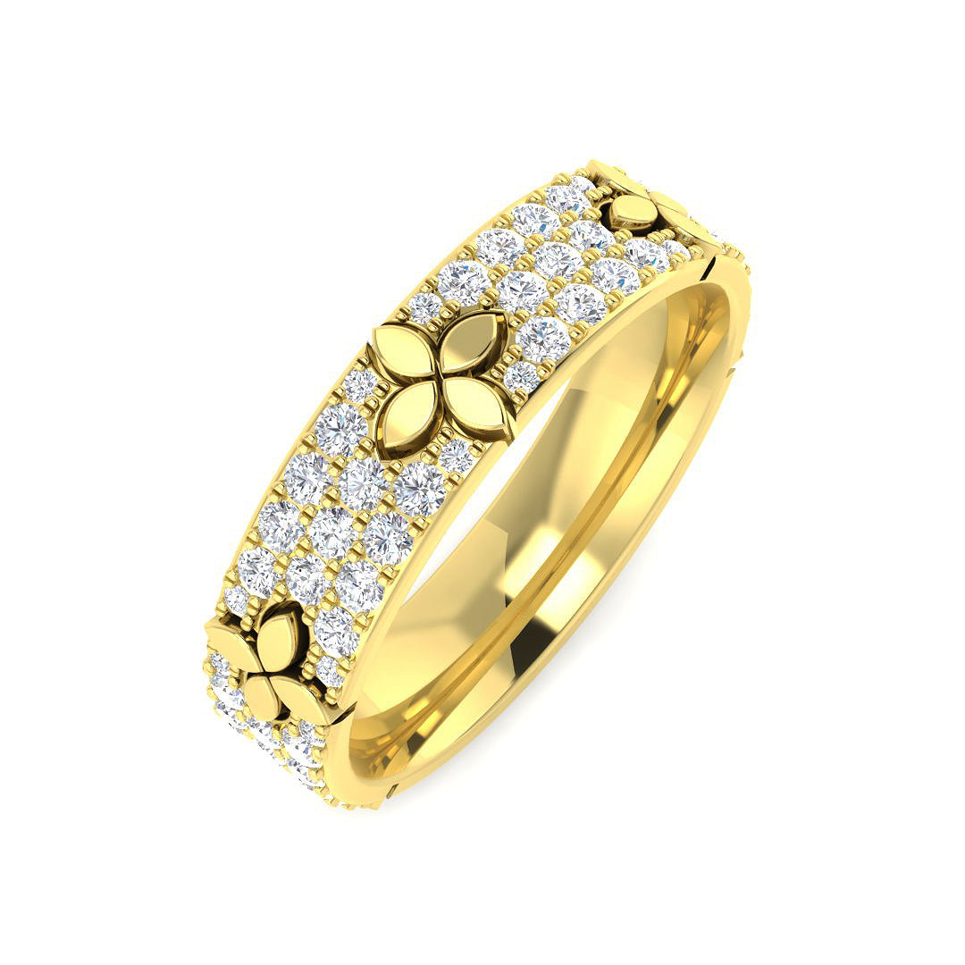 14ct Yellow Gold 0.72ct G SI2 Diamond Ring