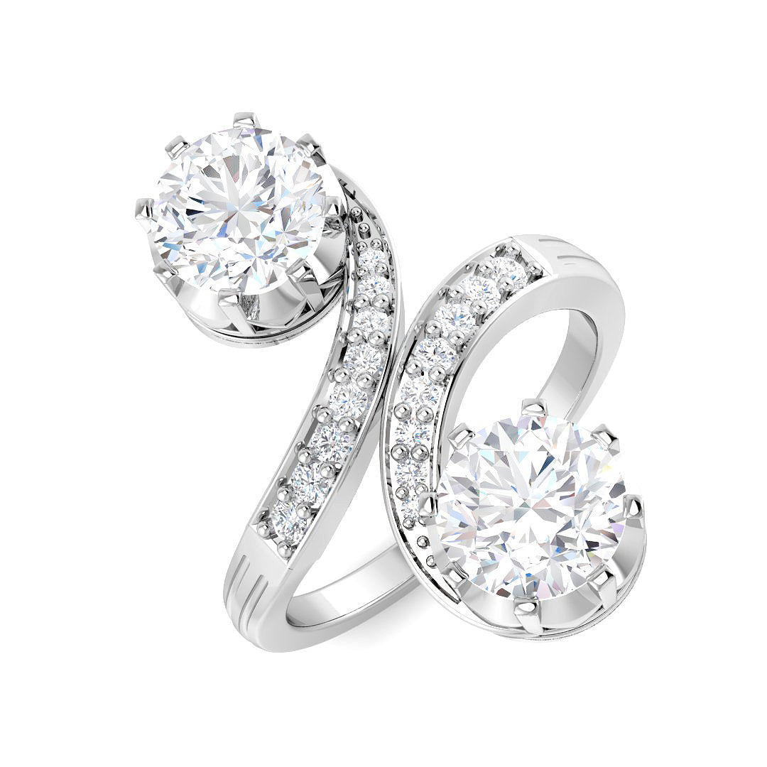 Platinum 2.26ct Laboratory Grown CVD Ring