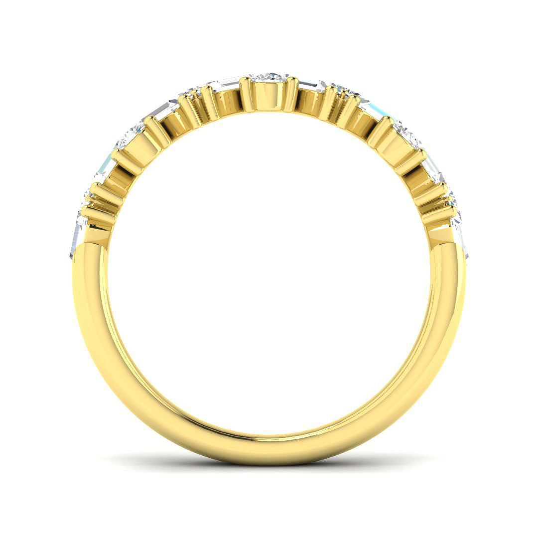 18ct Yellow Gold 0.79ct G SI2 Diamond Ring
