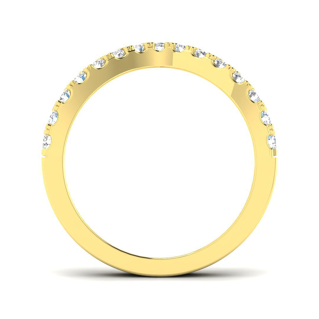 9ct Yellow Gold 0.45ct G SI2 Diamond Ring