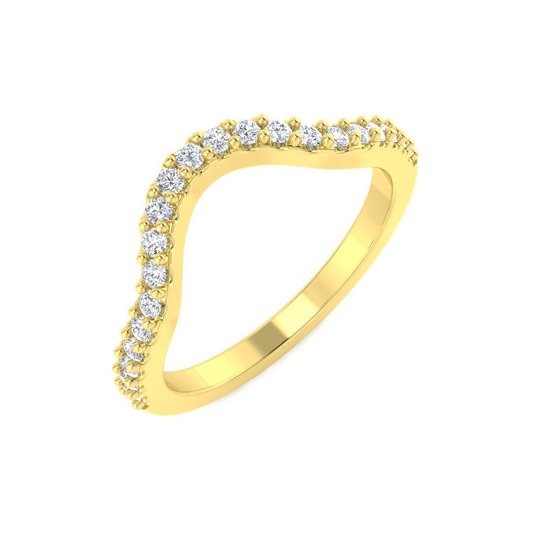 9ct Yellow Gold 0.29ct G SI2 Diamond Ring