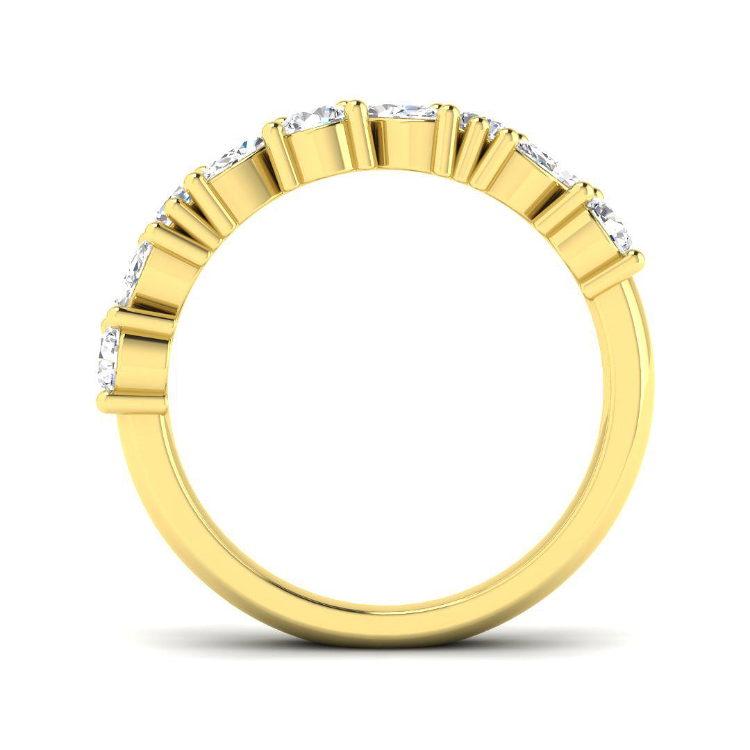 9ct Yellow Gold 0.87ct Laboratory Grown CVD Ring