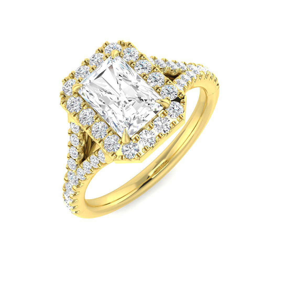 18ct Yellow Gold 1.53ct D VS2 Laboratory Grown CVD Ring