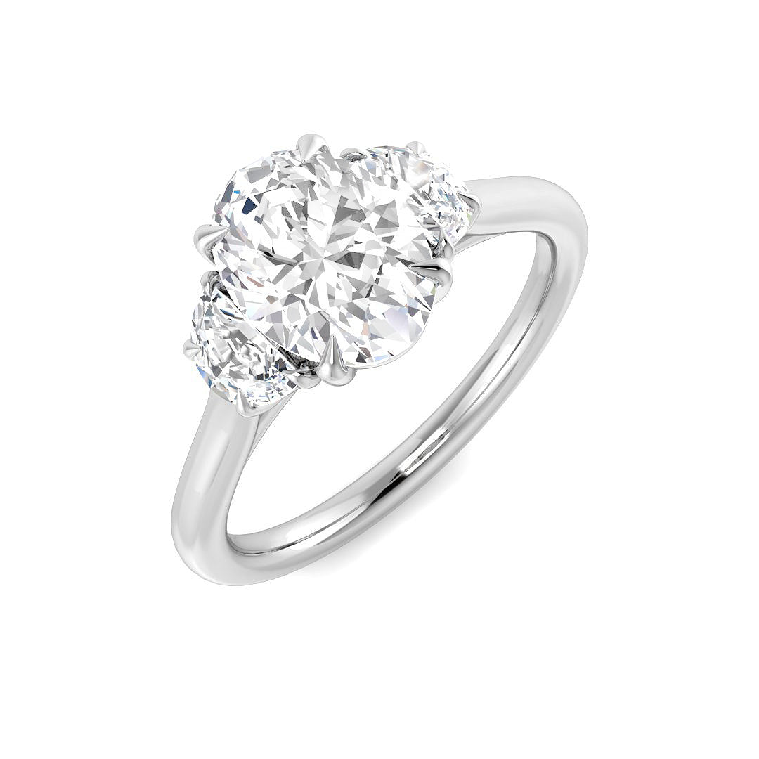 9ct White Gold 1.90ct D VS2 Laboratory Grown CVD Ring