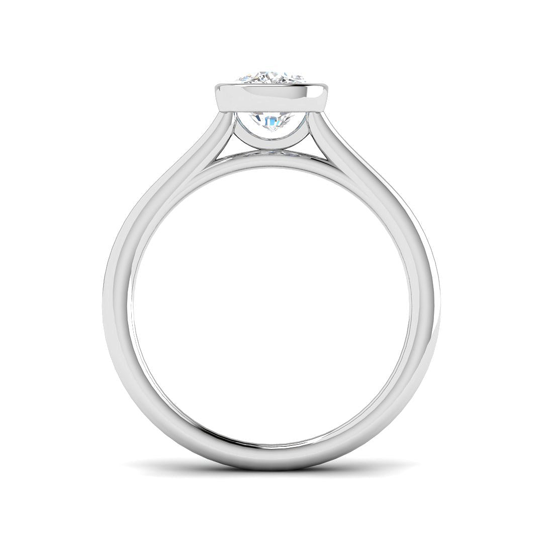 Platinum 1.01ct E VS1 Laboratory Grown CVD Ring
