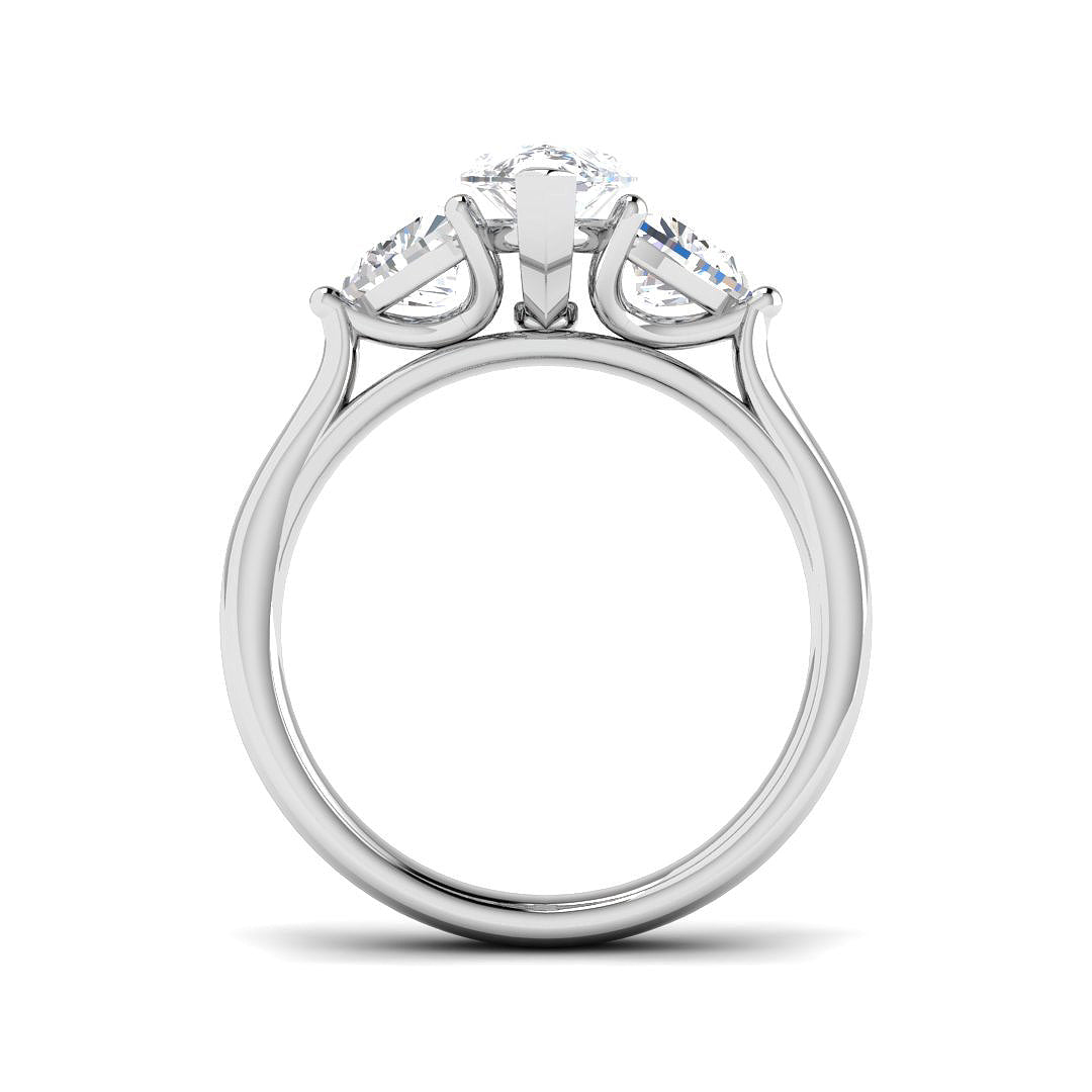 Platinum 2.49ct E VS2 Laboratory Grown CVD Ring