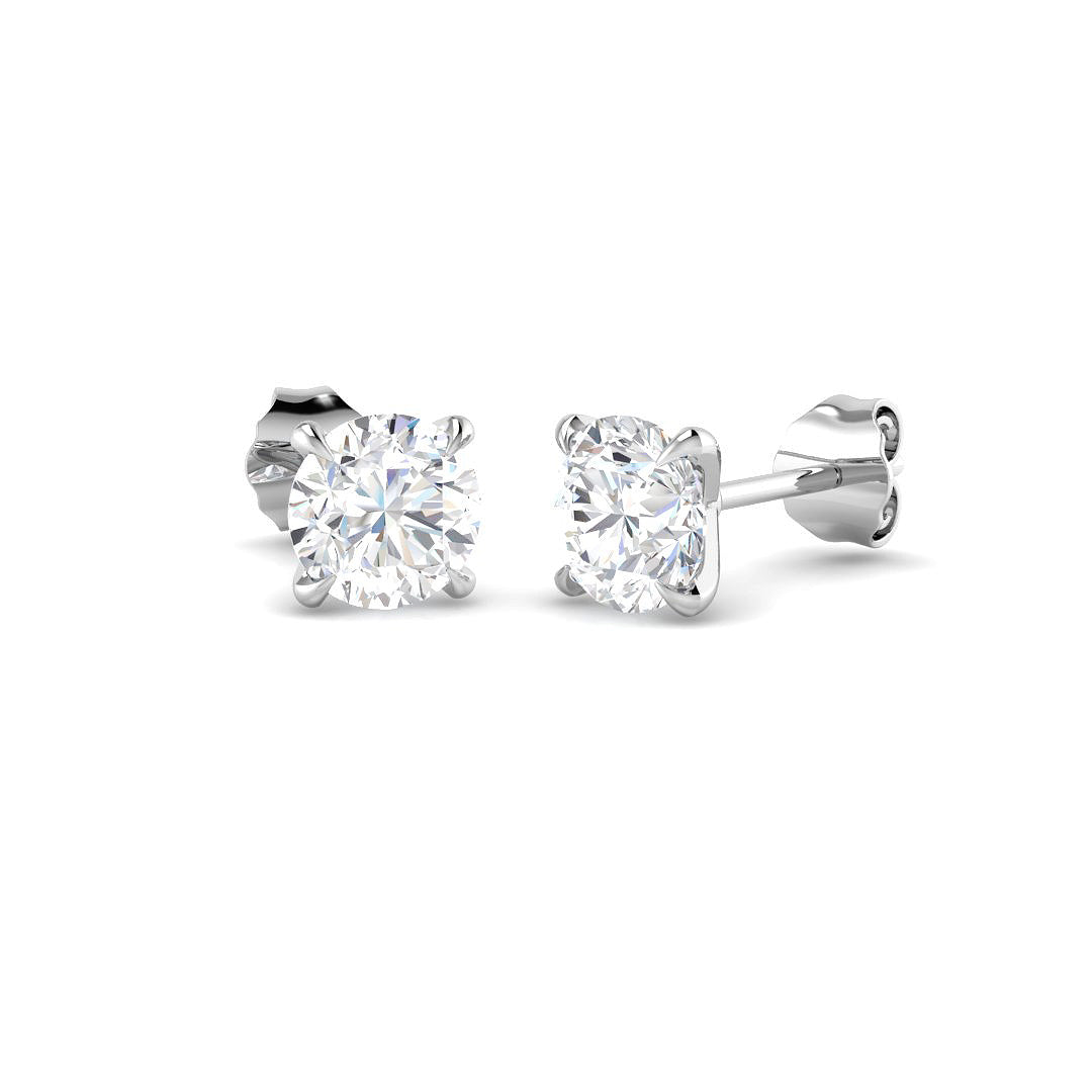 18ct White Gold 2.04ct G SI2 Diamond Earrings