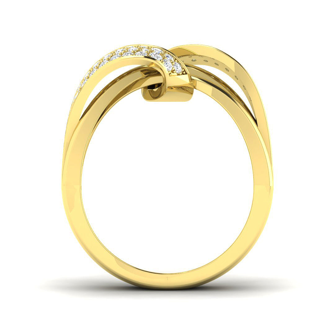 9ct Yellow Gold 0.73ct G SI2 Diamond Ring