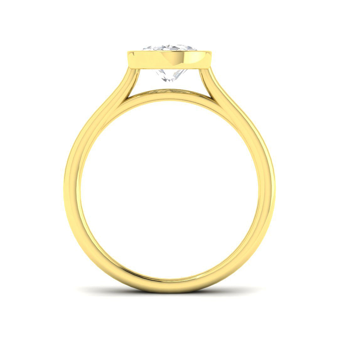 9ct Yellow Gold 1.90ct Laboratory Grown CVD Ring