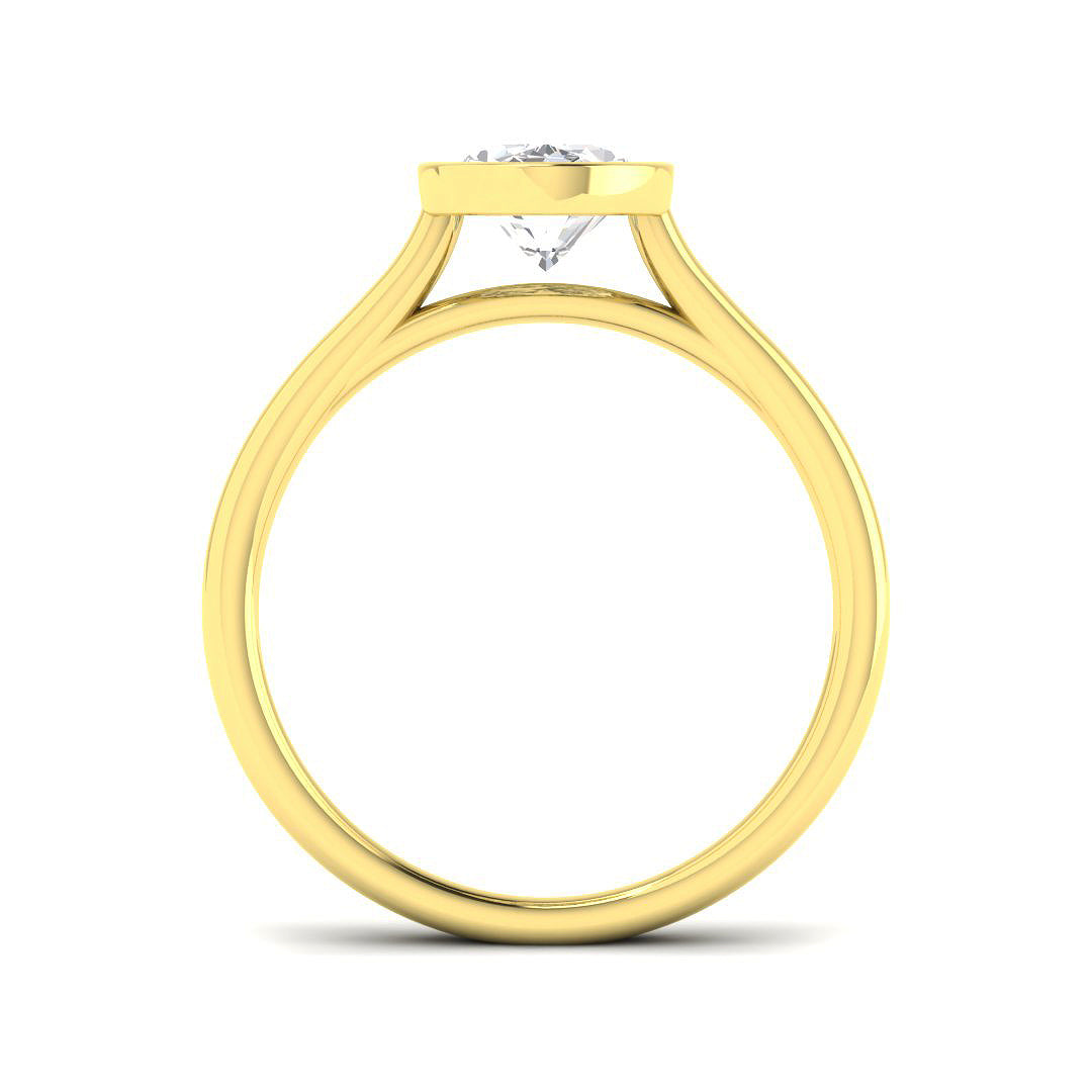 9ct Yellow Gold 1.64ct Laboratory Grown CVD Ring