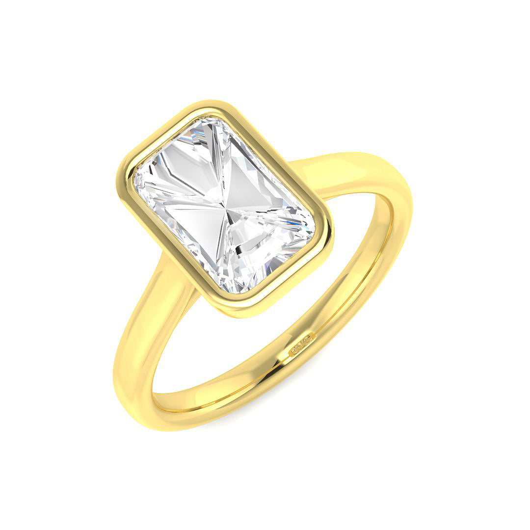 9ct Yellow Gold 1.83ct Laboratory Grown CVD Ring