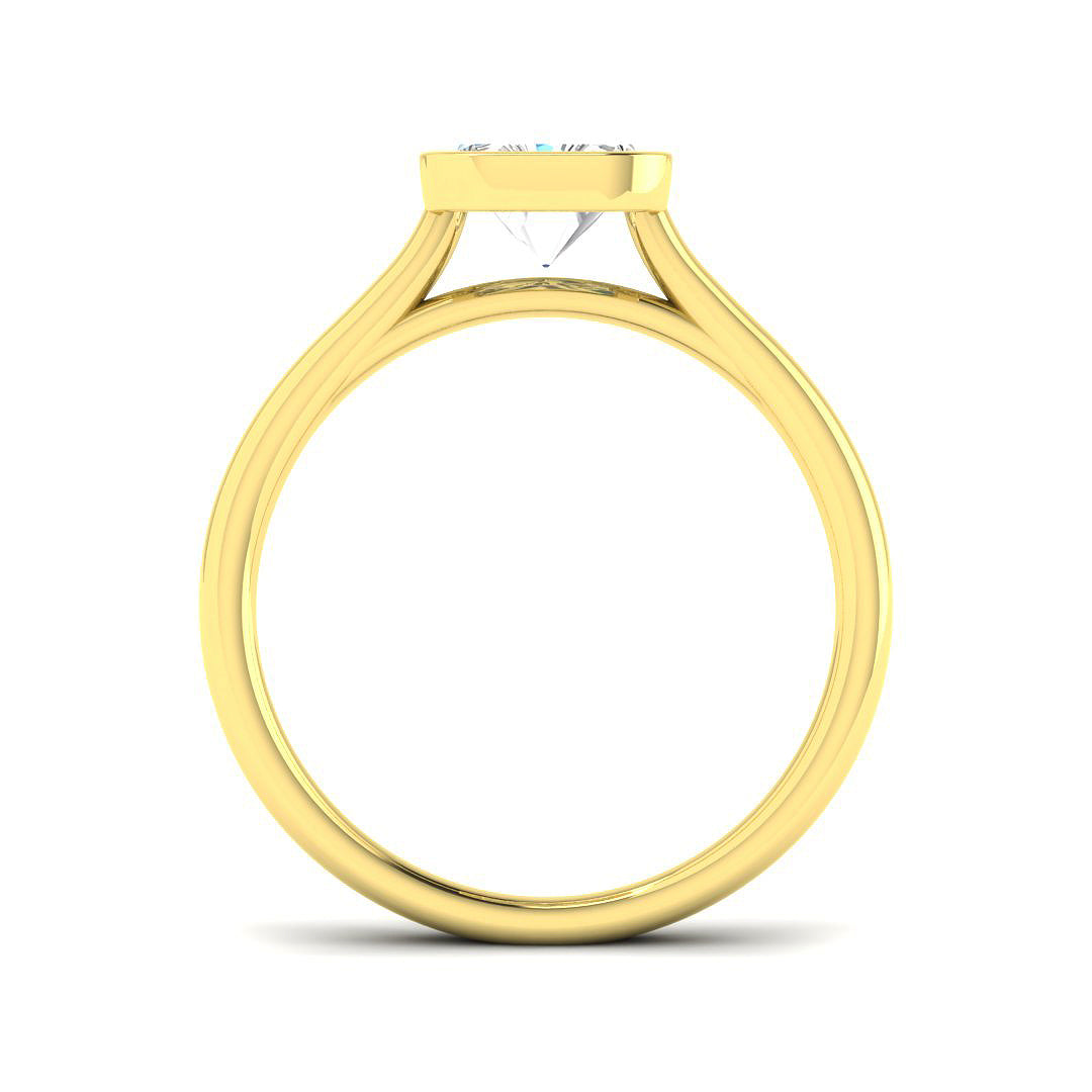9ct Yellow Gold 1.83ct Laboratory Grown CVD Ring