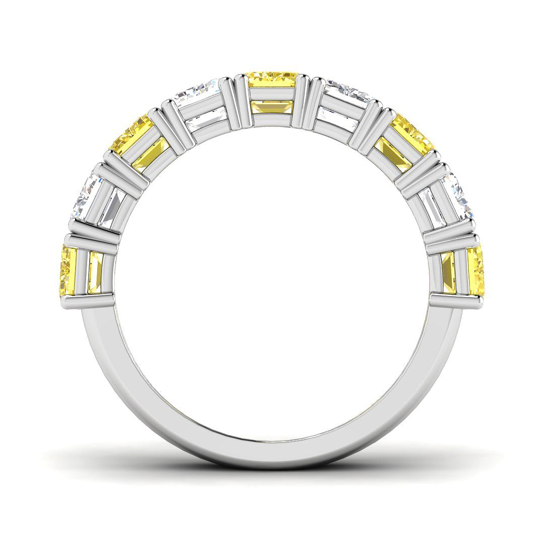9ct White Gold 5.84ct Laboratory Grown CVD Ring