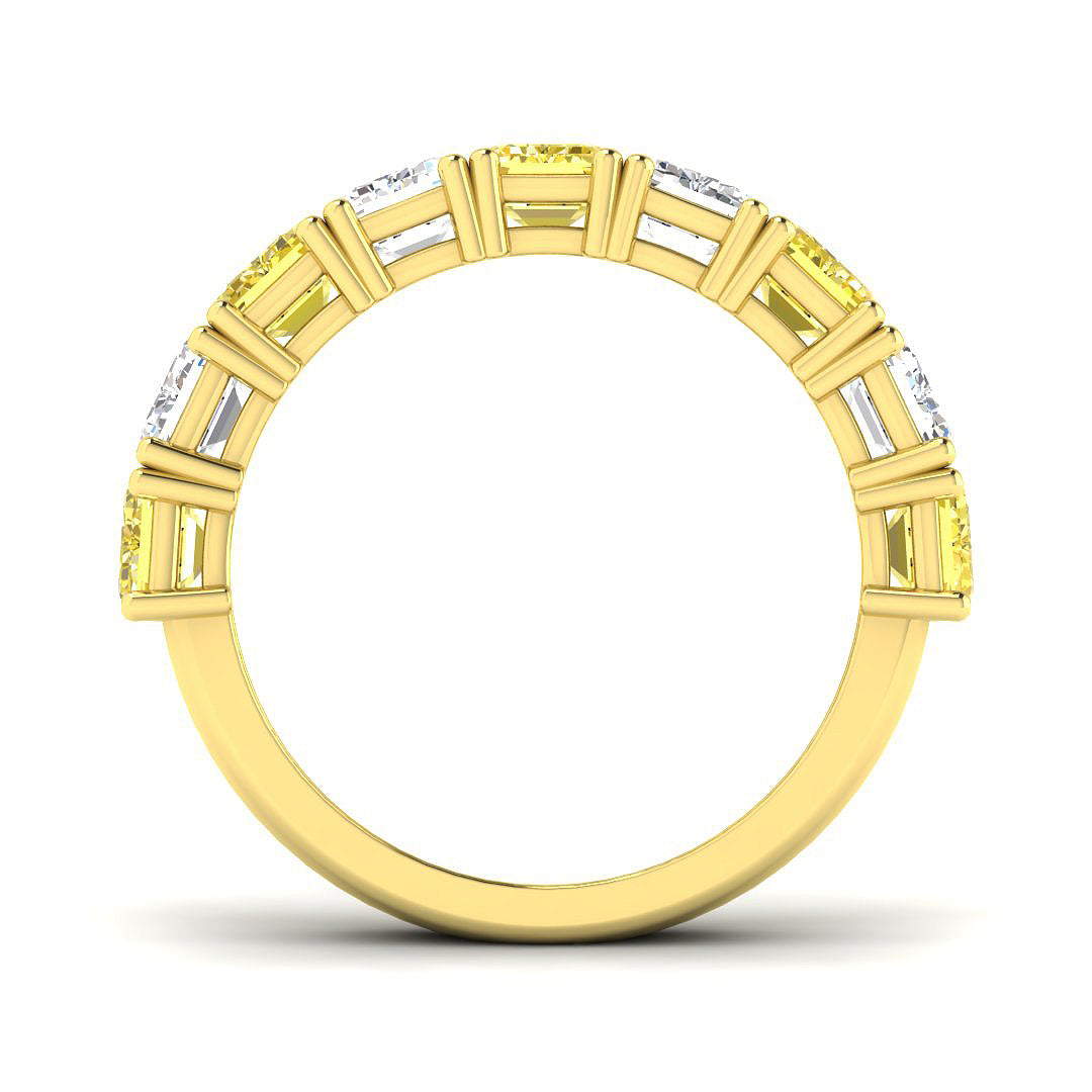 9ct Yellow Gold 5.84ct Laboratory Grown CVD Ring