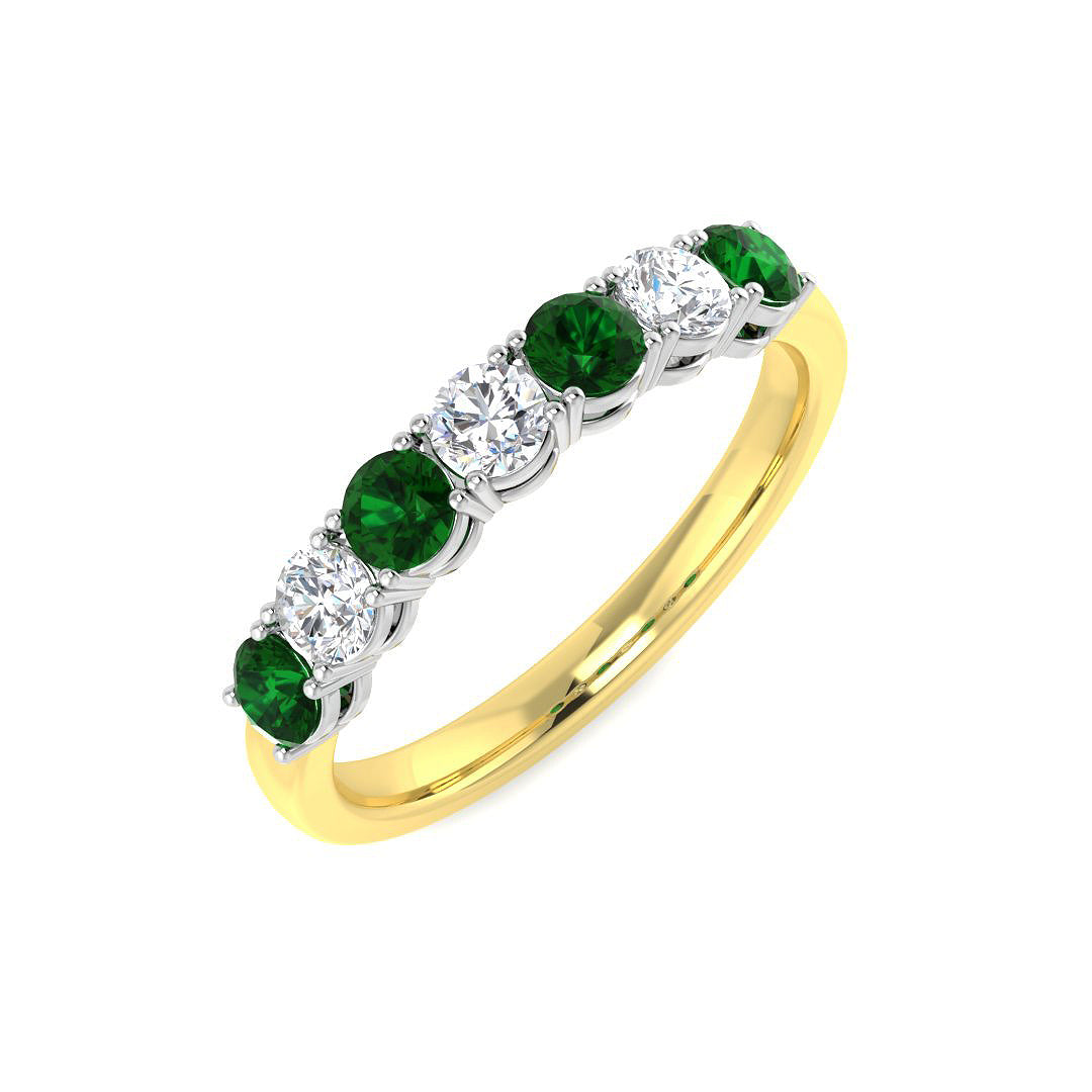 18ct Two-Tone Gold 0.75ct G SI2 Diamond Ring