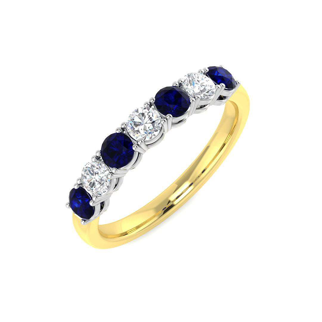 18ct Two-Tone Gold 0.84ct G SI2 Diamond Ring