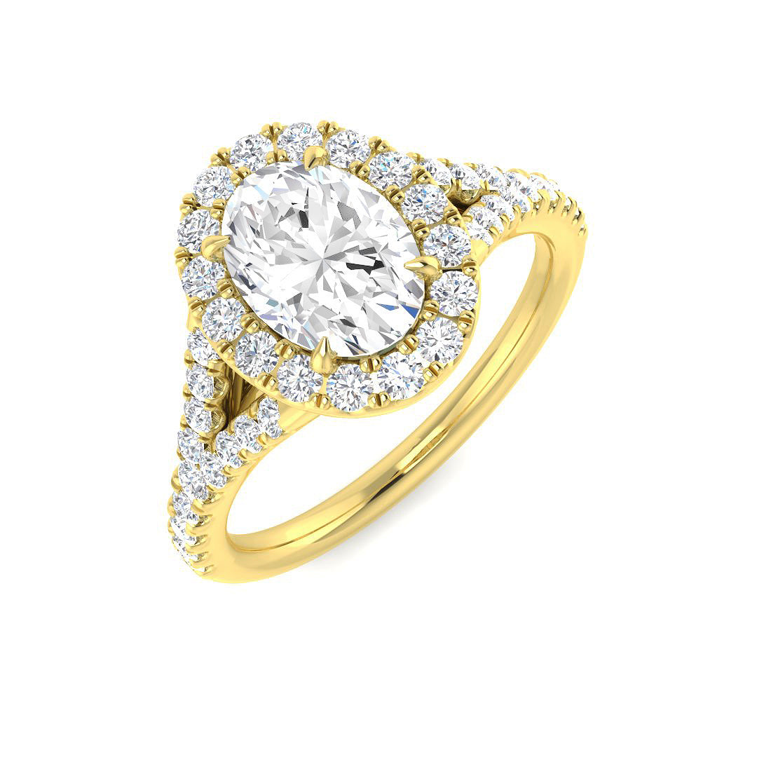 18ct Yellow Gold 1.53ct D VS1 Laboratory Grown CVD Ring