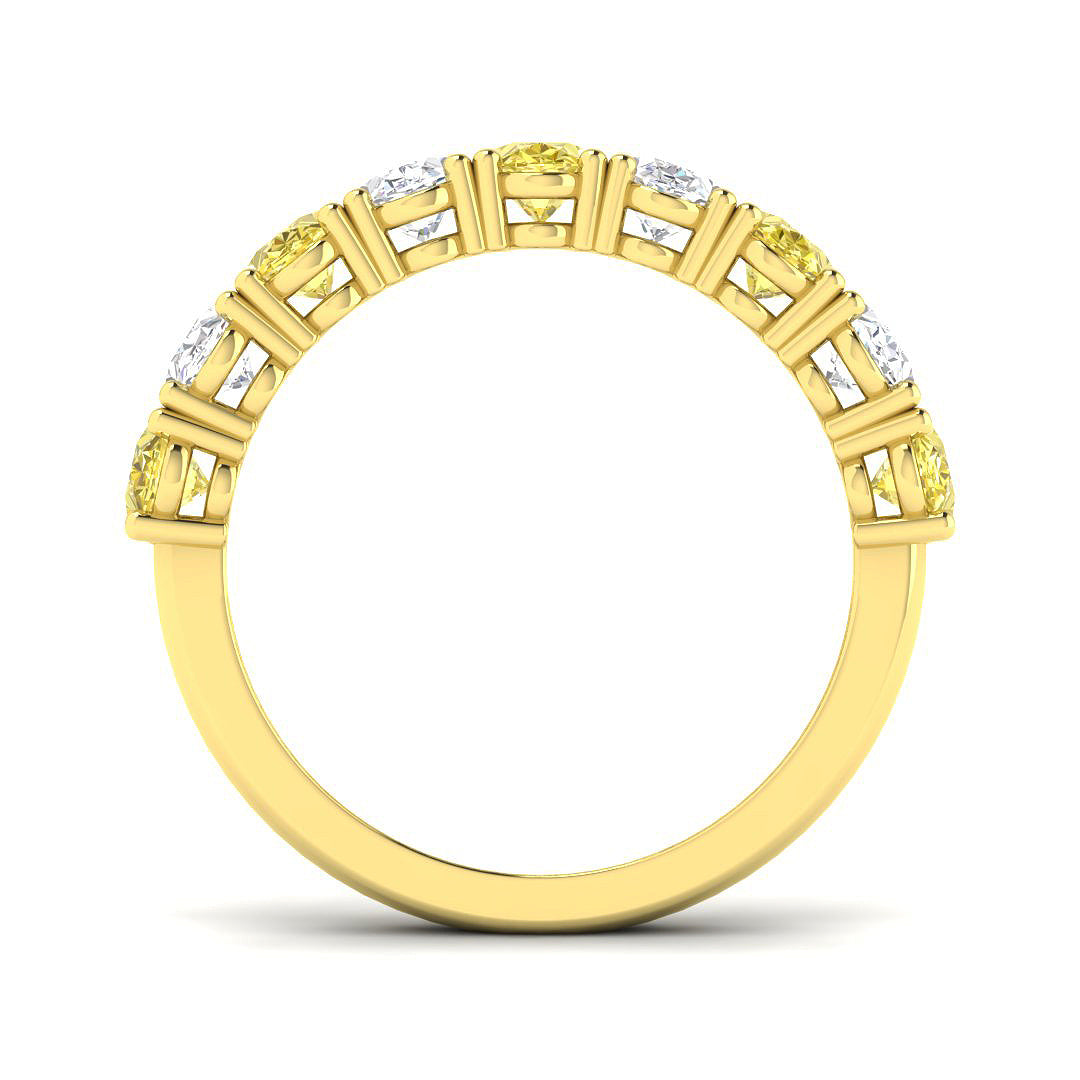 9ct Yellow Gold 2.64ct Laboratory Grown CVD Ring
