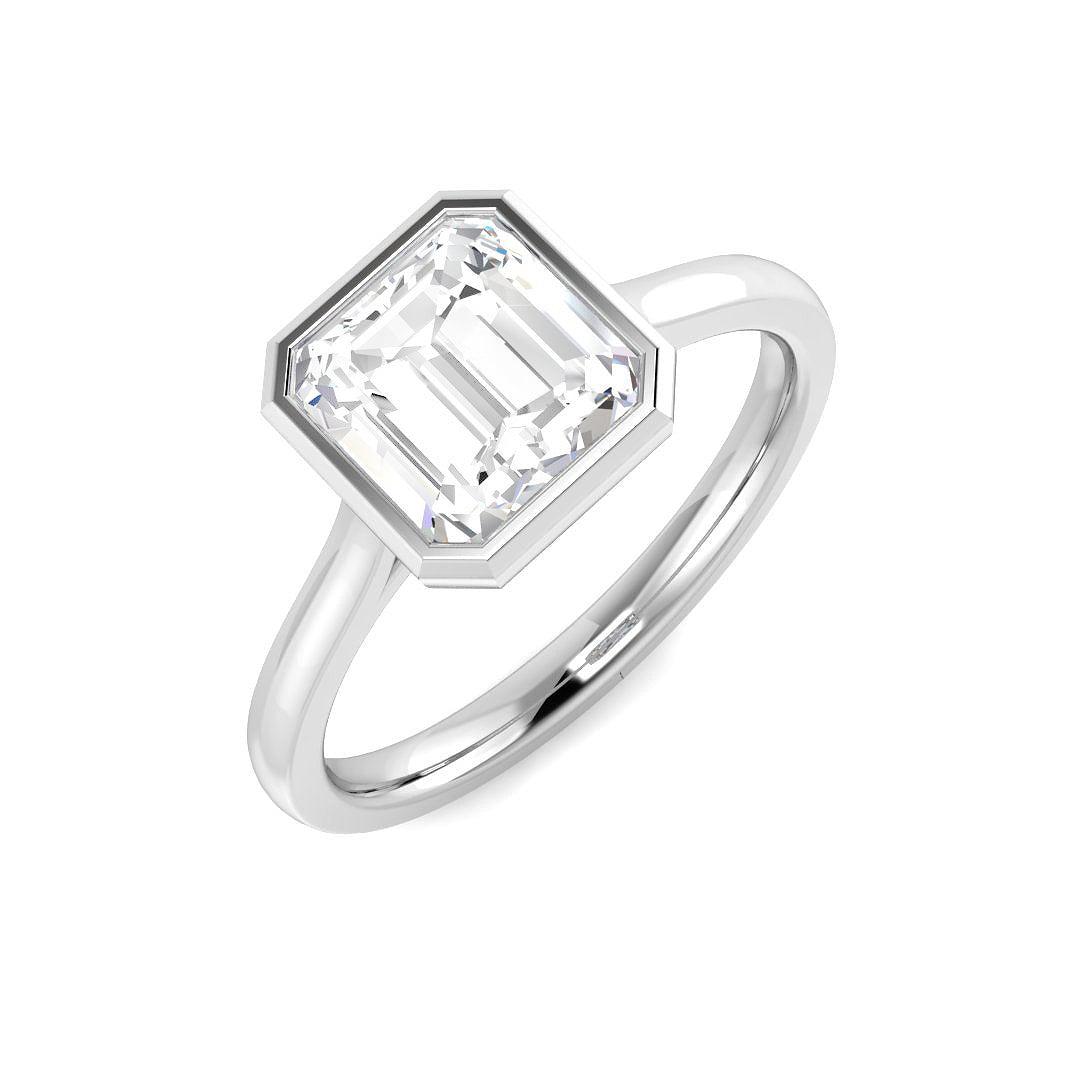 9ct White Gold 2.23ct Laboratory Grown CVD Ring