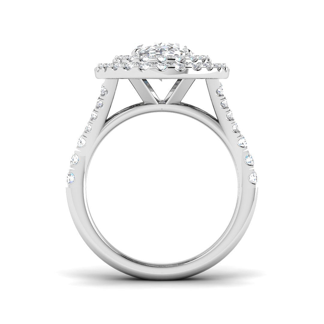 Platinum 2.30ct E VS2 Laboratory Grown CVD Ring
