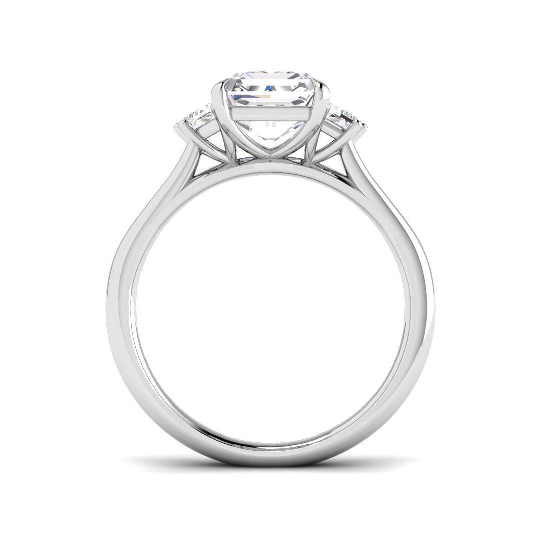 Platinum 2.36ct Laboratory Grown CVD Ring