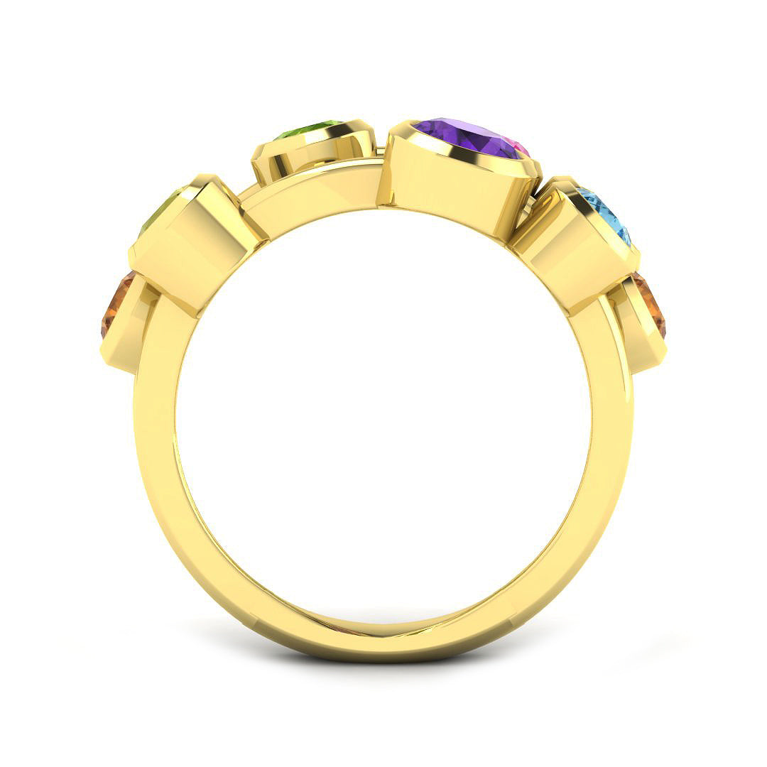 9ct Yellow Gold 1.99ct Pink Sapphire Ring