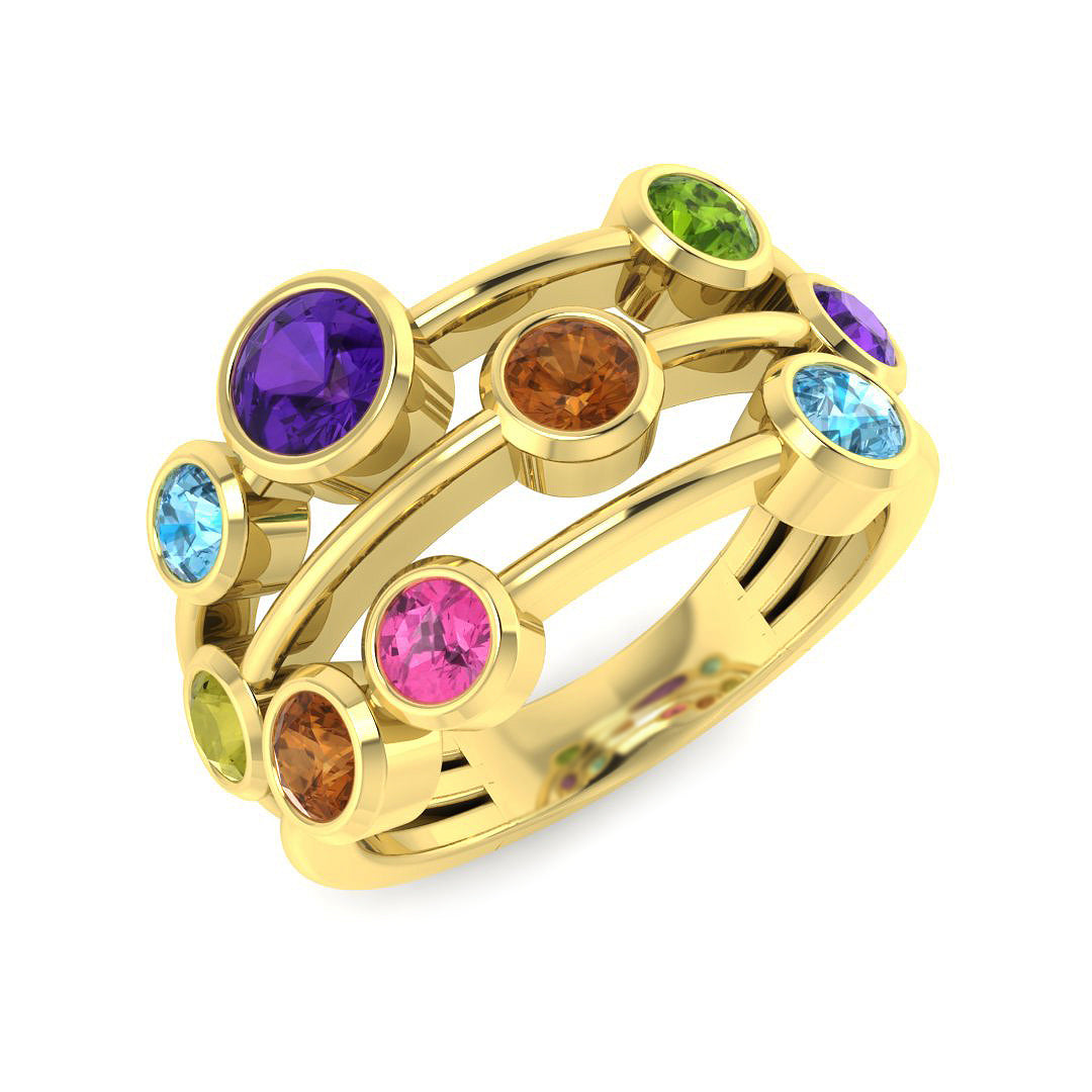 9ct Yellow Gold 1.37ct Tsavorite Ring
