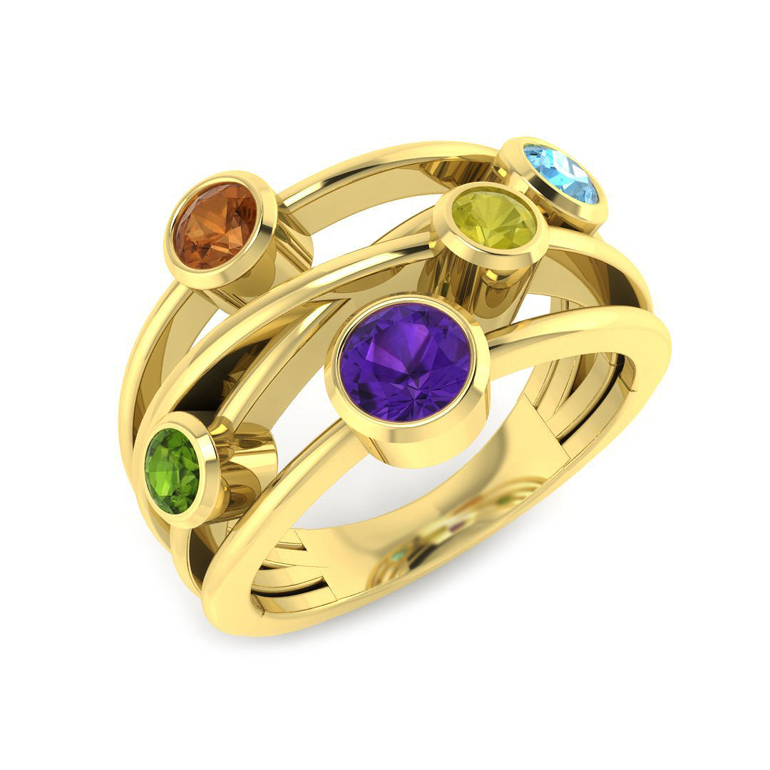 9ct Yellow Gold 0.92ct Peridot Ring