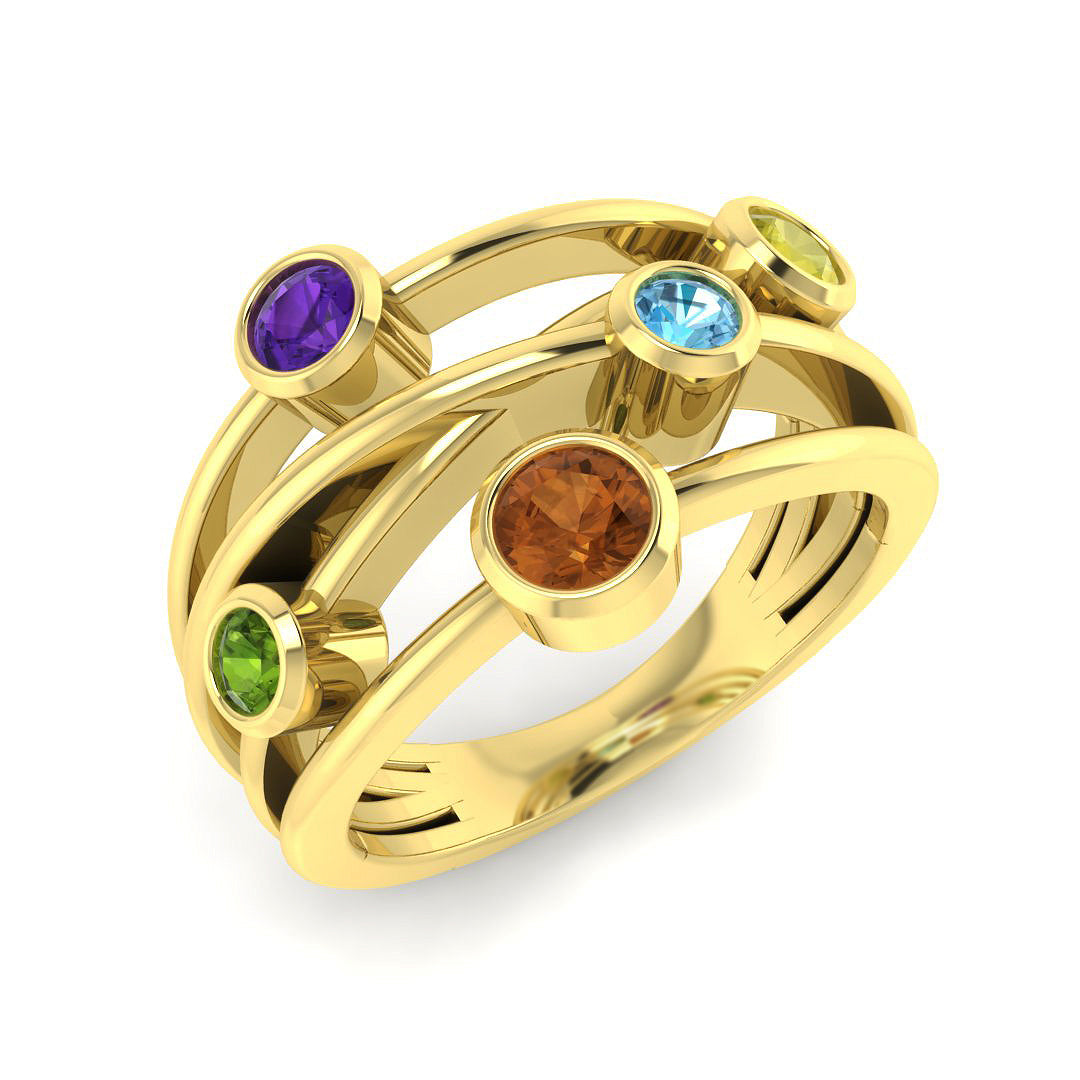 9ct Yellow Gold 0.62ct Peridot Ring