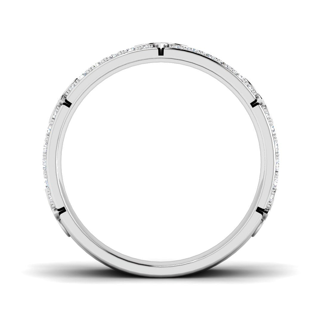9ct White Gold 0.72ct Laboratory Grown CVD Ring